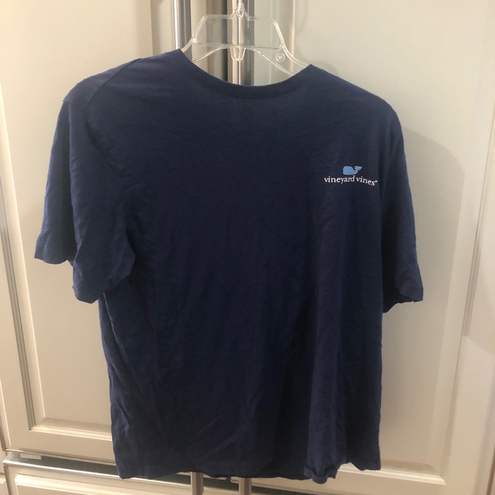 Vineyard Vines Short Sleeve Men's T-Shirt, Navy Blue, Size M